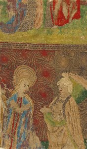 Paneel met de Maagd en Gabriël Annunciate, Duits, 15e eeuw
