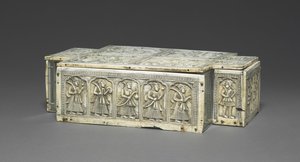 Panelen van een Doos, ca. 1700 door Unbekannt