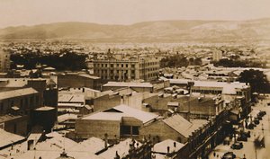 Panorama van Adelaide en de heuvels, Zuid-Australië, eind 19e-begin 20e eeuw door Unbekannt