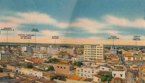 Panorama van Barranquilla Centraal Sector, c1940s door Unbekannt