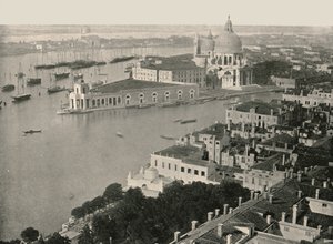 Panorama van de stad Venetië, Italië, 1895 door Unbekannt