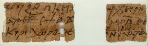 Papyrus Fragmenten, Koptisch