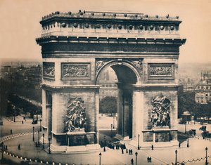 Parijs. - De Arc De Triomphe. - LL, ca. 1910