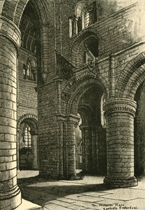 Deel van het schip, Carlisle Cathedral, 1898