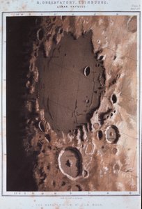 Deel van het maanoppervlak, 1857 door Unbekannt