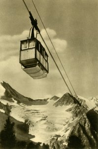 Patscherkofelbahn, Innsbruck, Tirol, Oostenrijk, ca. 1935 door Unbekannt