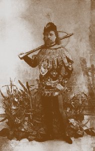 Pavel Gerdt als prins Siegfried in het ballet Zwanenmeer, St. Petersburg, 1895 door Unbekannt