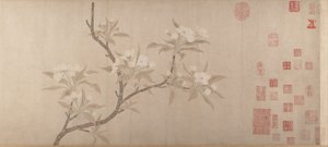 Perenbloesems, ca. 1280 door Unbekannt