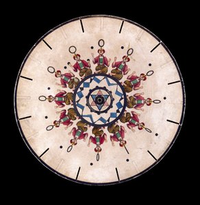 Phenakistoscoop-schijf met een jongleur, ca. 1830 door Unbekannt
