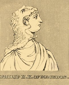 Philip II, koning van Macedonië door Unbekannt