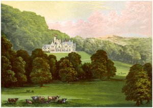 Philiphaugh, Selkirkshire, Schotland, thuis van Baronet Murray, ca. 1880