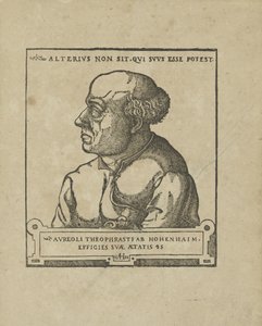 Philippus Theophrastus Aureolus Bombastus von Hohenheim Paracelsus, ca 1538 door Unbekannt