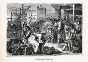 Fenicische Zeelieden, 1882 door Unbekannt