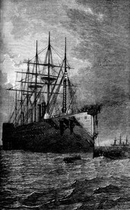 Oppakken van de Atlantische kabel, 1866 ca. 1880 door Unbekannt