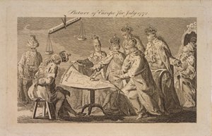 Afbeelding van Europa voor juli 1772, 1772