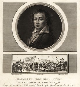 Pierre Gaspard Chaumette, Procureur Syndic de la Commune, atheïst door Unbekannt