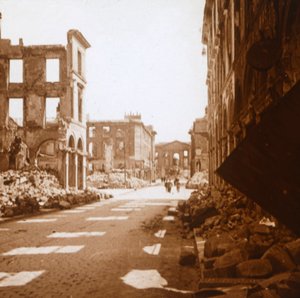 Place Royal, Reims, Noord-Frankrijk, ca. 1914-ca. 1918