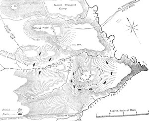 Plan van de actie op de Ingogo, 8 februari 1881, c1880s door Unbekannt
