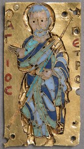 Plaquette met Sint-Pieter, Byzantijns, 11e eeuw door Unbekannt