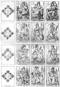Speelkaarten van de Franse Republiek, 1790, 1882-1884 door Unbekannt