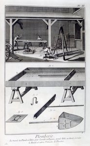 Loodgieterij, 1751-1777
