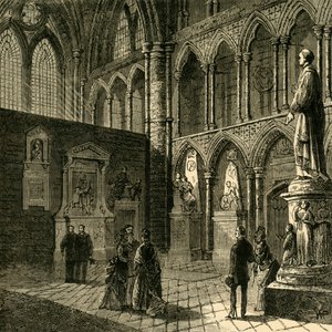 Poets Corner, Westminster Abbey, 1881 door Unbekannt