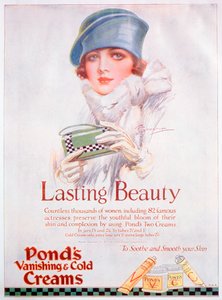 Ponds Cream advertentie, 1927 door Unbekannt