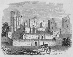 Pontefract Kasteel door Unbekannt