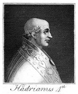 Paus Adrianus IV door Unbekannt