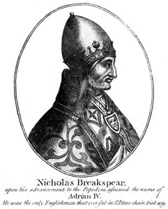 Paus Adrianus IV door Unbekannt