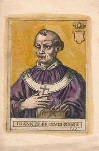Paus Johannes XVIII door Unbekannt