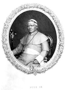 Paus Pius IX door Unbekannt