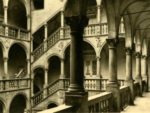 Porcia-kasteel, Spittal an der Drau, Karinthië, Oostenrijk, c1935