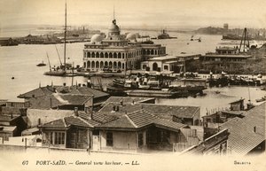 Port-Said. - Algemeen uitzicht haven. - LL., c1918-c1939 door Unbekannt