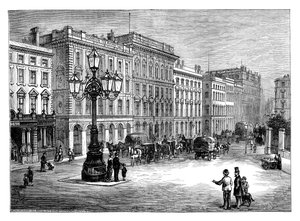 Portland Street, Manchester, eind 19e eeuw door Unbekannt