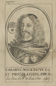 Portret van Admiraal Lazzaro Mocenigo, ca. 1720 door Unbekannt