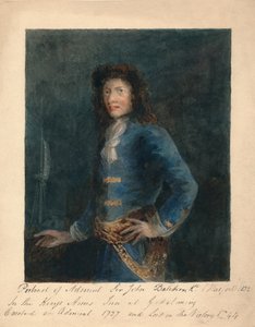 Portret van admiraal Sir John Balchin, 1832 door Unbekannt