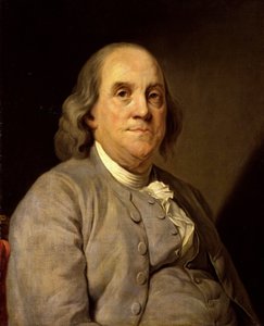 Portret van Benjamin Franklin door Unbekannt