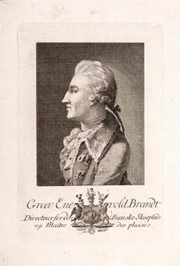 Portret van Graaf Enevold Brandt door Unbekannt