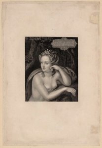 Portret van Diane de Poitiers, midden 16e eeuw door Unbekannt
