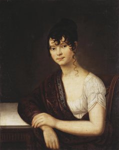 Portret van Elizaveta Ivanovna Ogareva 1784-1815, 1800s