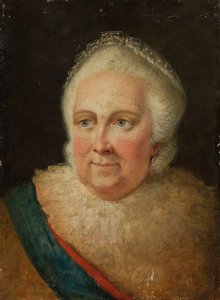 Portret van keizerin Catharina II door Unbekannt
