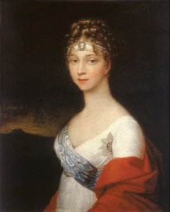 Portret van keizerin Elizabeth Alexeievna, prinses Louise van Baden 1779-1826, na 1806