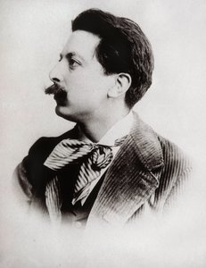 Portret van Enrique Granados (1867-1916), Spaanse componist en pianist. Foto