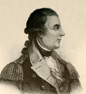 Portret van generaal Montgomery, met een zwarte zijden das, haar in een queue, ca. 1770, 1937 door Unbekannt