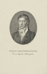 Portret van Georg Wilhelm Friedrich Hegel