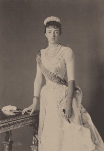 Portret van Groothertogin Anastasia Mikhailovna van Rusland door Unbekannt