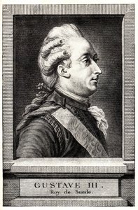 Portret van Gustav III van Zweden
