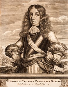 Portret van Hendrik Casimir II 1657-1696, Prins van Nassau-Dietz, 1675 door Unbekannt