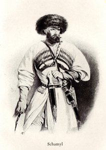 Portret van Imam Shamil, 19e eeuw